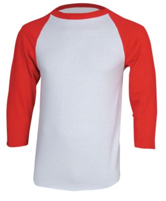 Men's Cotton 3/4 Sleeve Jersey - Red