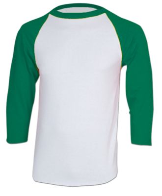 Men's Cotton 3/4 Sleeve Jersey - Green