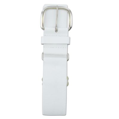 Adjustable Baseball Belt - White