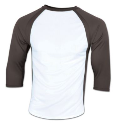 Youth Pro-Plus 3/4 Sleeve Baseball Jersey - Black