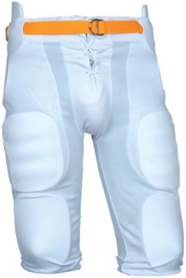 Men's Practice Football Pant With Slots - White