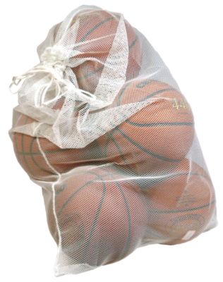 White Mesh Ball Bag