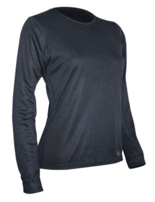 Women's Double Layer Crew - Black
