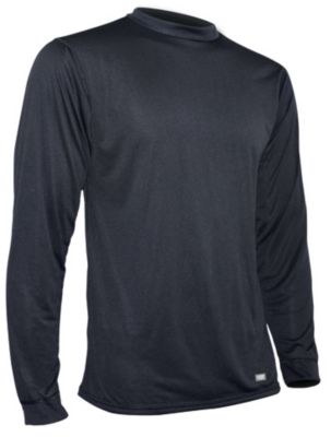 Men's Tech Travel Silk Crew - Black