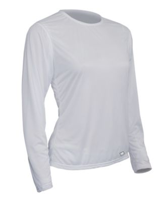 Women's Tech Travel Silk Crew - Cream