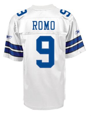 Cowboys Romo # 9 Premier Road Jersey - White