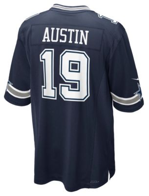Youth Cowboys Austin # 19 Game Jersey - Navy / Dark Blue
