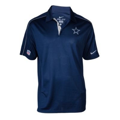 Men's Cowboys Coaches 1 Polo - Navy / Dark Blue