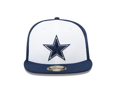 Men's Cowboys Sideline 59Fifty Cap - White