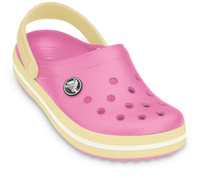 Youth Crocband Pink Lemonade Clog