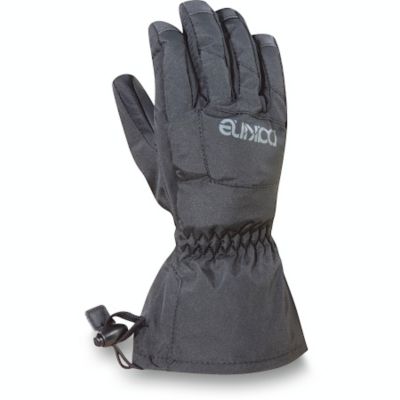 Junior Girl's Yukon Glove - Black Patterned