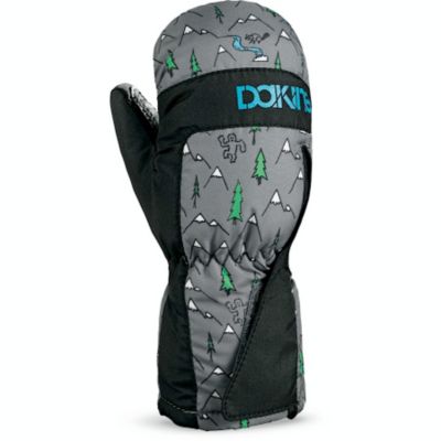 Toddler Boy's Brat Mitt - Gray Patterned