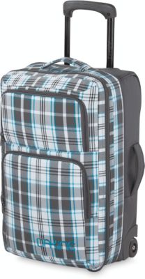 Women's Carry-On Roller 36L Travel Bag - Black/Blue Plaid