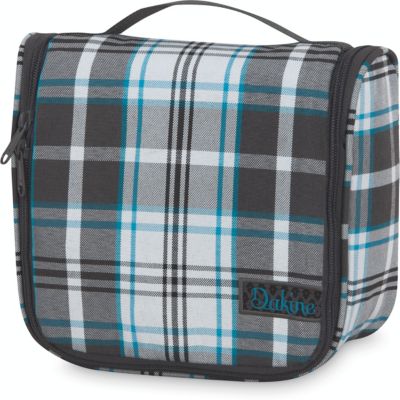 Alina 3L Beauty Case - Black/Blue Plaid
