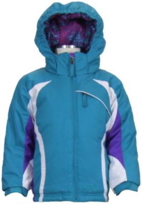 Girls' Round Off Jacket - Turquoise / Aqua