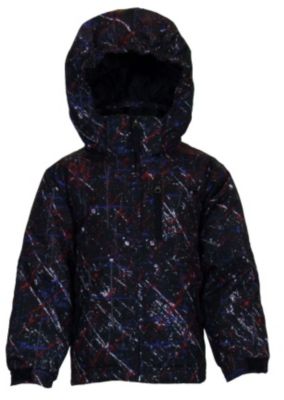 Boys' Bonk Jacket - Black Patterned