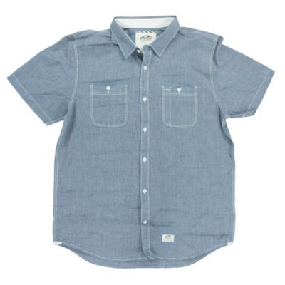 Men's Guilder Short Sleeve Woven Shirt - Charcoal
