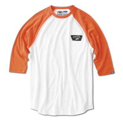 Men's Full Patch Raglan Tee - Orange