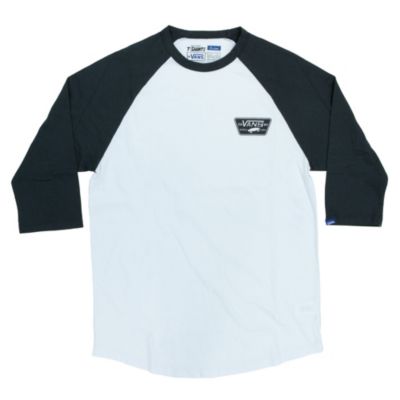 Men's Full Patch Raglan Tee - Black