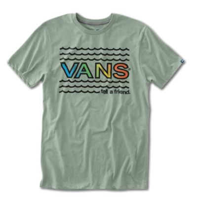 Men's Wavy Gravy Tee - Light Green / Lime