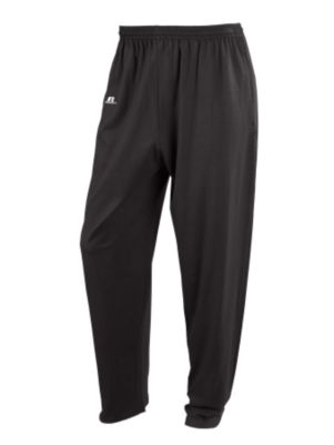 Men's Cotton Performance Open-Bottom Jersey Pant - Black