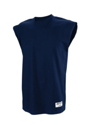 Men's Cotton Performance Muscle Tee - Navy / Dark Blue