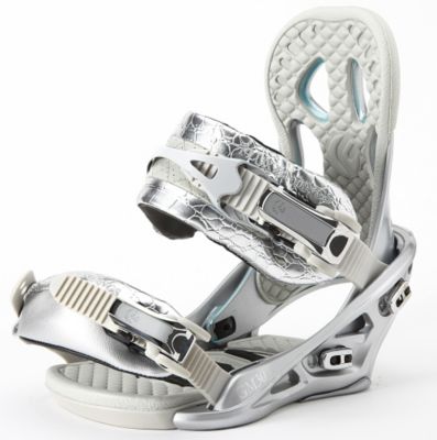 Women's GM30 Snowboard Binding (2012) - Silver 