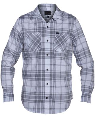Men's Rotor L/S Shirt - Black Patterned