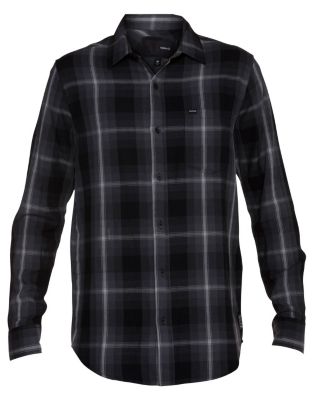 Men's Freestyle L/S Shirt - Black Patterned