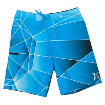 Men's Phantom Hex Boardshort  - Blue Patterned