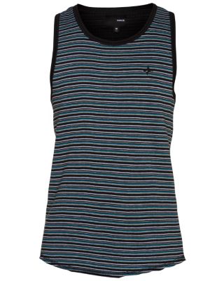 Men's Chella Knit Tank - Black Patterned
