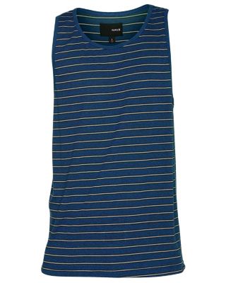 Men's Staple Shooter Stripe Knit Tank - Blue Patterned