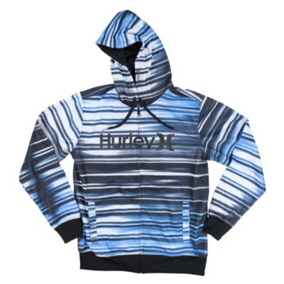 Men's Multi Zip Hoody - Blue