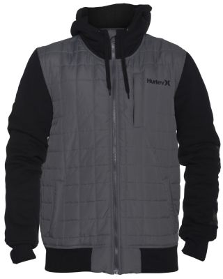 Men's Dual Zip Hoody-Black