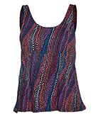 Women's Pixie Hi Lo Tank - Pattern