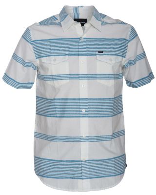 Men's Casey SS Woven Shirt - Blue