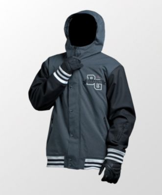 Men's Varsity Jacket - Black