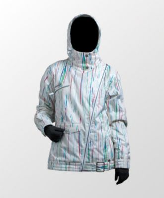 Women's Glimmer Jacket - White Patterned