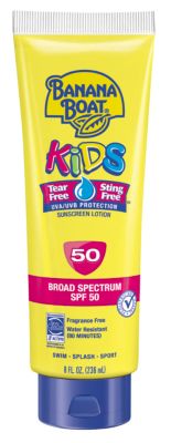 Kids Sunscreen Lotion SPF 50  Tear Free