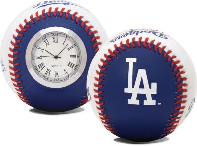 Dodgers Clock Baseball