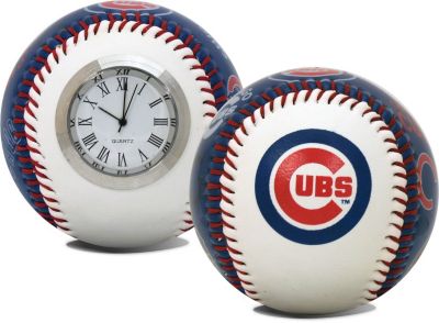 Cubs Clock Baseball