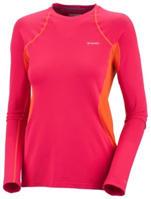 Women's Base layer Midweight Long Sleeve Top - Pink
