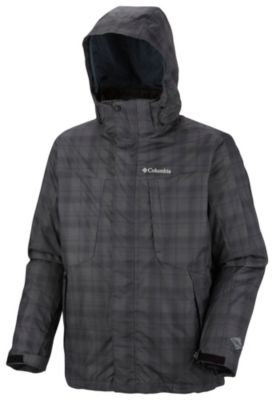 Men's Whirlibird II Interchange Jacket - Black Patterned