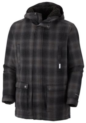 Men's Lost Cabin Duffle Jacket - Black Patterned