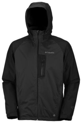 Men's Rain Tech II Jacket - Black Patterned