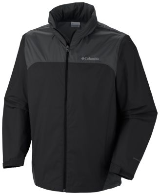 Men's Glennaker Lake Rain Jacket - Black Patterned