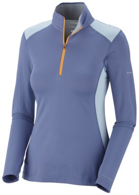 Women's Freeze Degree 1/2 Zip Top - Purple