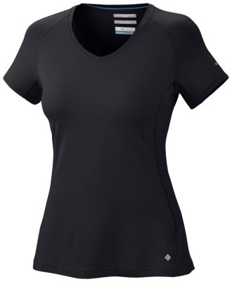 Women's Total Zero Short Sleeve V-Neck Top - Black