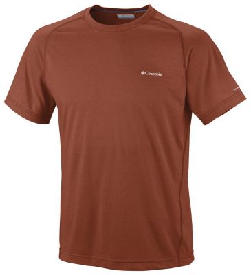 Men's Mountain Tech III Short Sleeve Crew - Orange