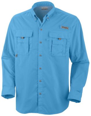 Men's Bahama II Long Sleeve Shirt - Blue